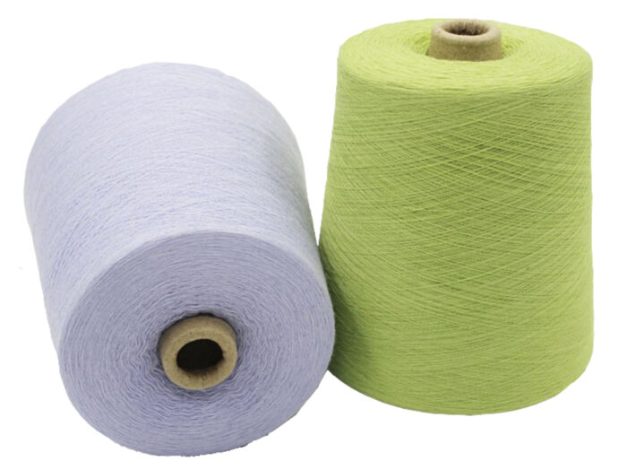 Polyester spun yarn made of COOLMAX strong moistture absorption