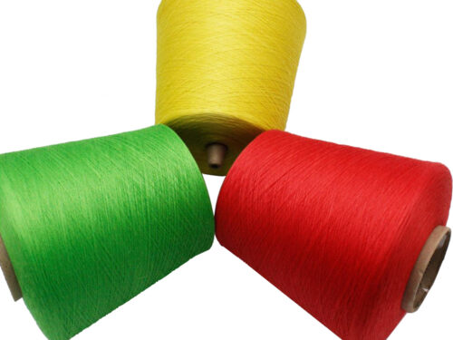 yarn with COOLMAX with good moisture sbsorption and wicking