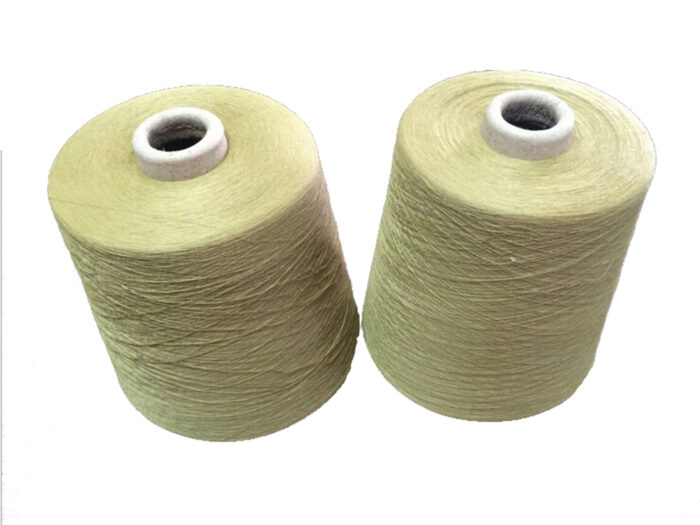 Yarn of copper fiber deodorant antibacterial