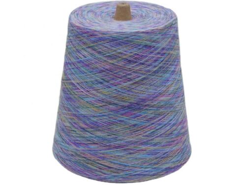 cotton polyester yarn space dyed