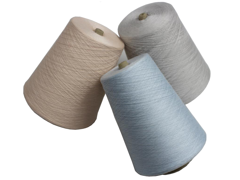 natural silk linen blended yarn