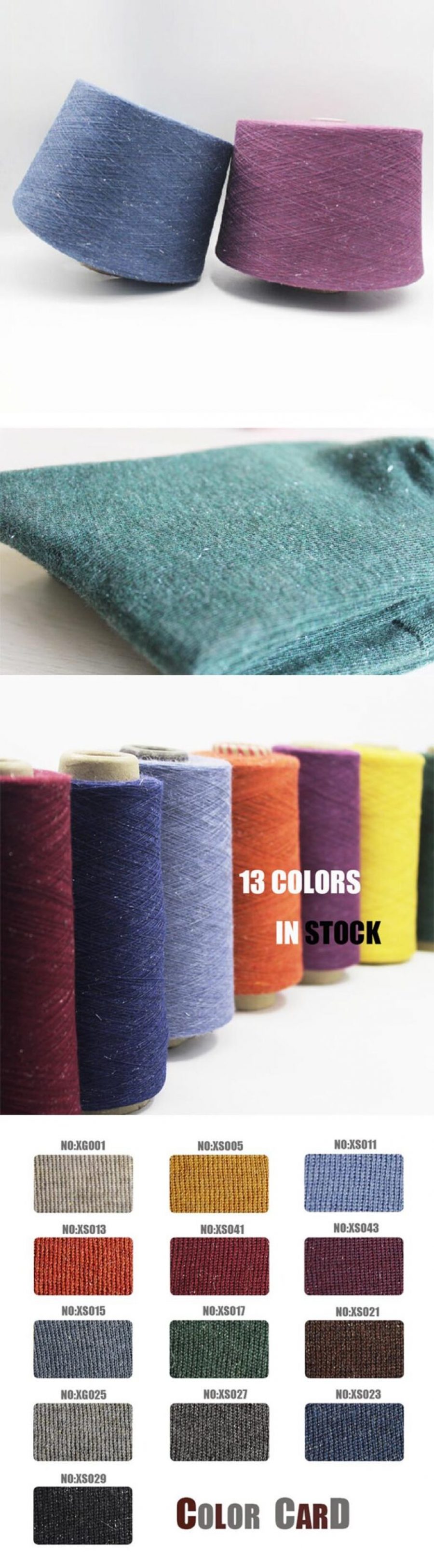 lurex yarn dyed